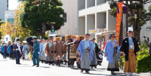 社参行列の様子